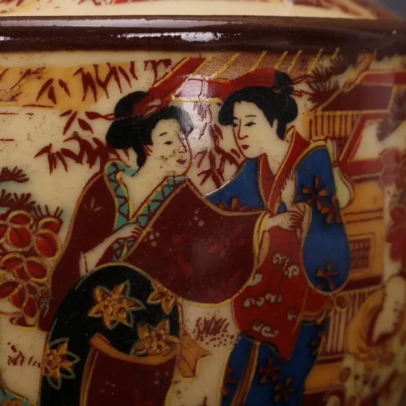 Qianlong Style Pink Tea Jar / Sugar Jar – Ceramic Asian Home Decor - - Decorative Jar