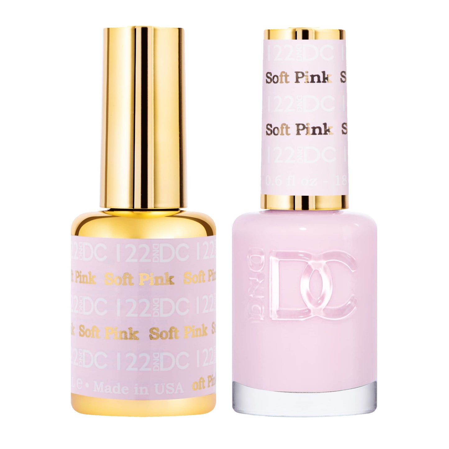 DND DC Gel Polish Set Pink Collection UV/LED Gel Polish Soft Pink - - gel polish