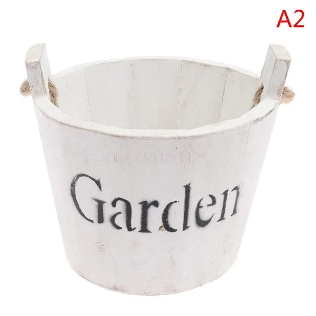 Wooden Flowerpots - - flower pot