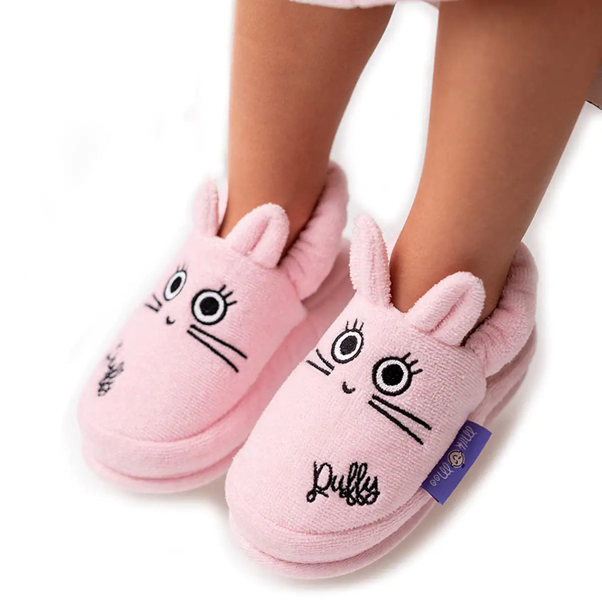 Milk and Moo Chancin Rabbit Toddler Slippers - Kia Day Design