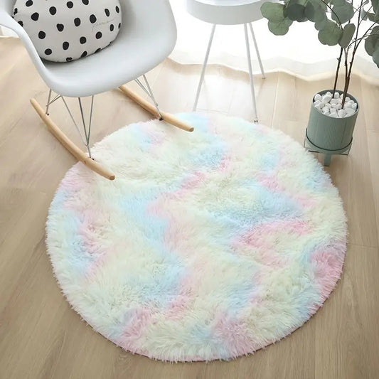 Simple Round Thickened Carpet - Kia Day Design
