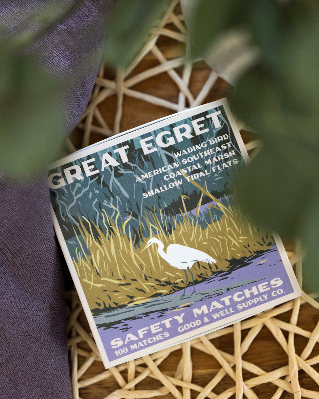 Great Egret Cabin Matches - - matches