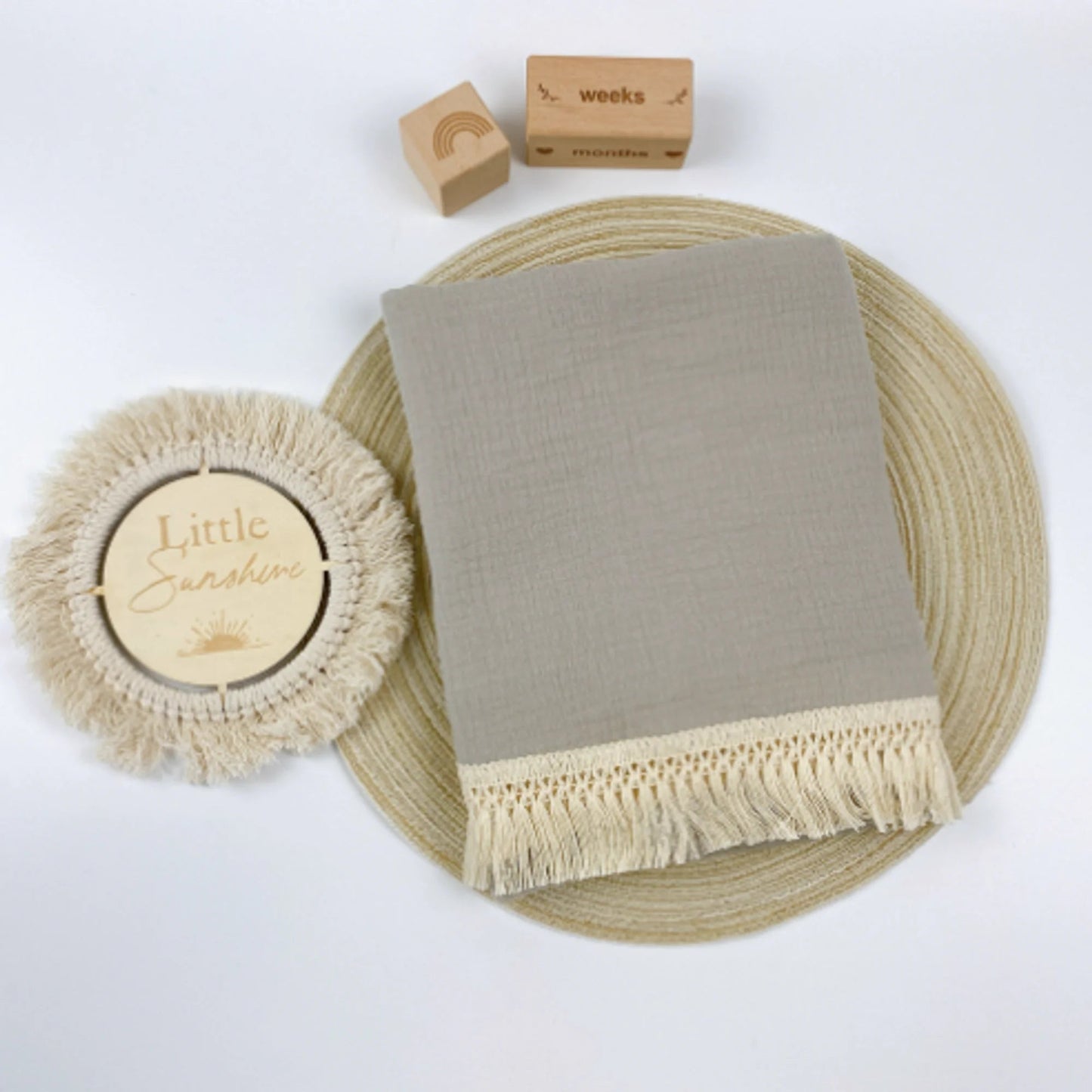 Cute Bear Muslin Cotton Baby Blanket Kia Day Design
