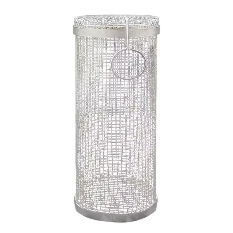 20cm/30cm BBQ Basket Stainless Steel Grill Outdoor Round BBQ Grid Kia Day Design