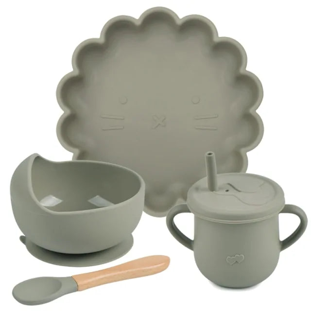 Silicone Baby Feeding Spoon Set Kia Day Design