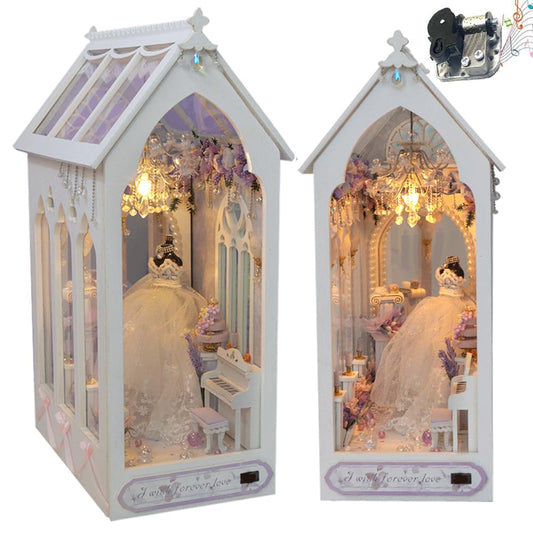 Wedding Melody Book Nook Kit - - mini dollhouse