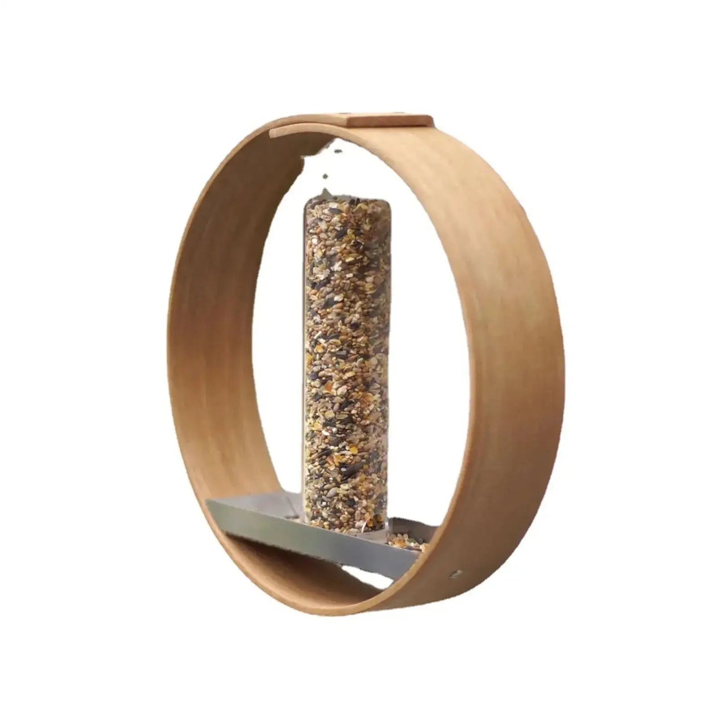 Wooden Circular Hanging Bird Feeder Kia Day Design