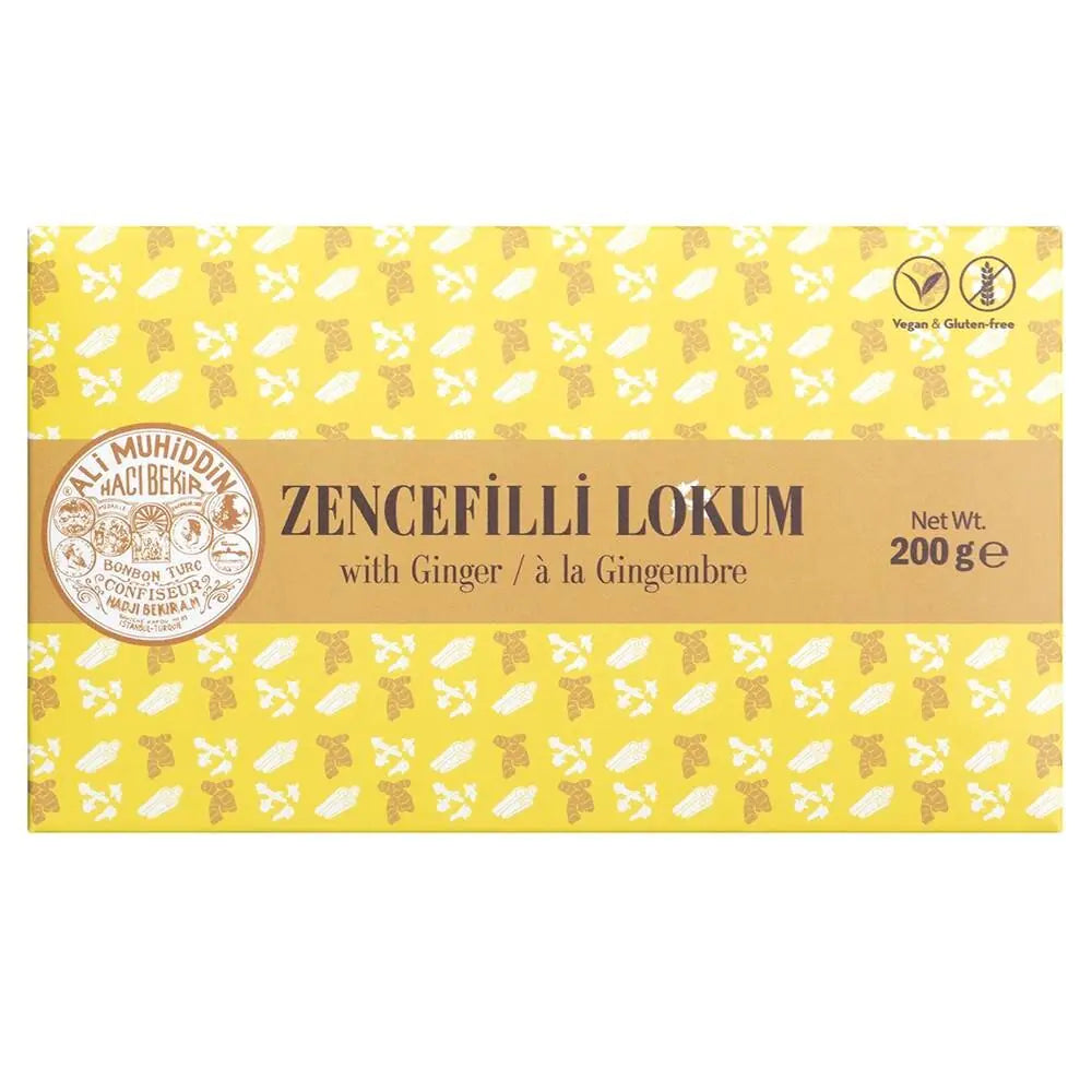 Hacı Bekir Turkish Delight with Ginger - 200 g Kia Day Design