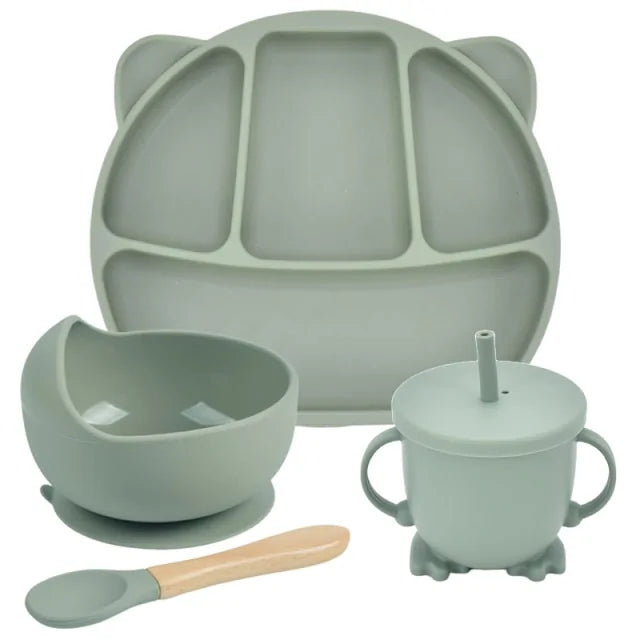 Silicone Baby Feeding Spoon Set Kia Day Design