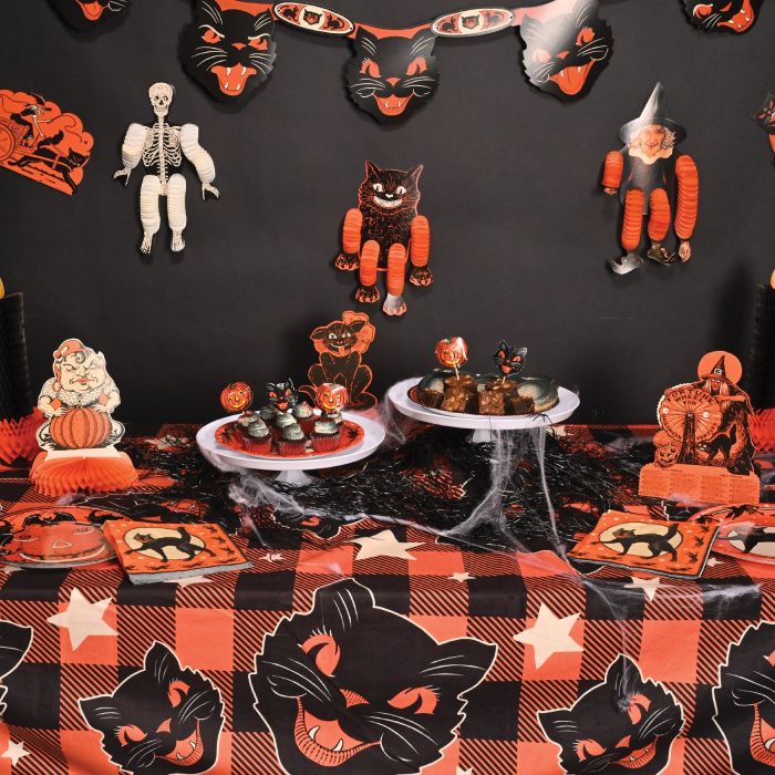 Vintage Halloween Tissue Dancers - 3 Piece Set - - Holidays >> Halloween