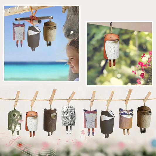 Vintage Animal Bell Wind Chimes Kia Day Design