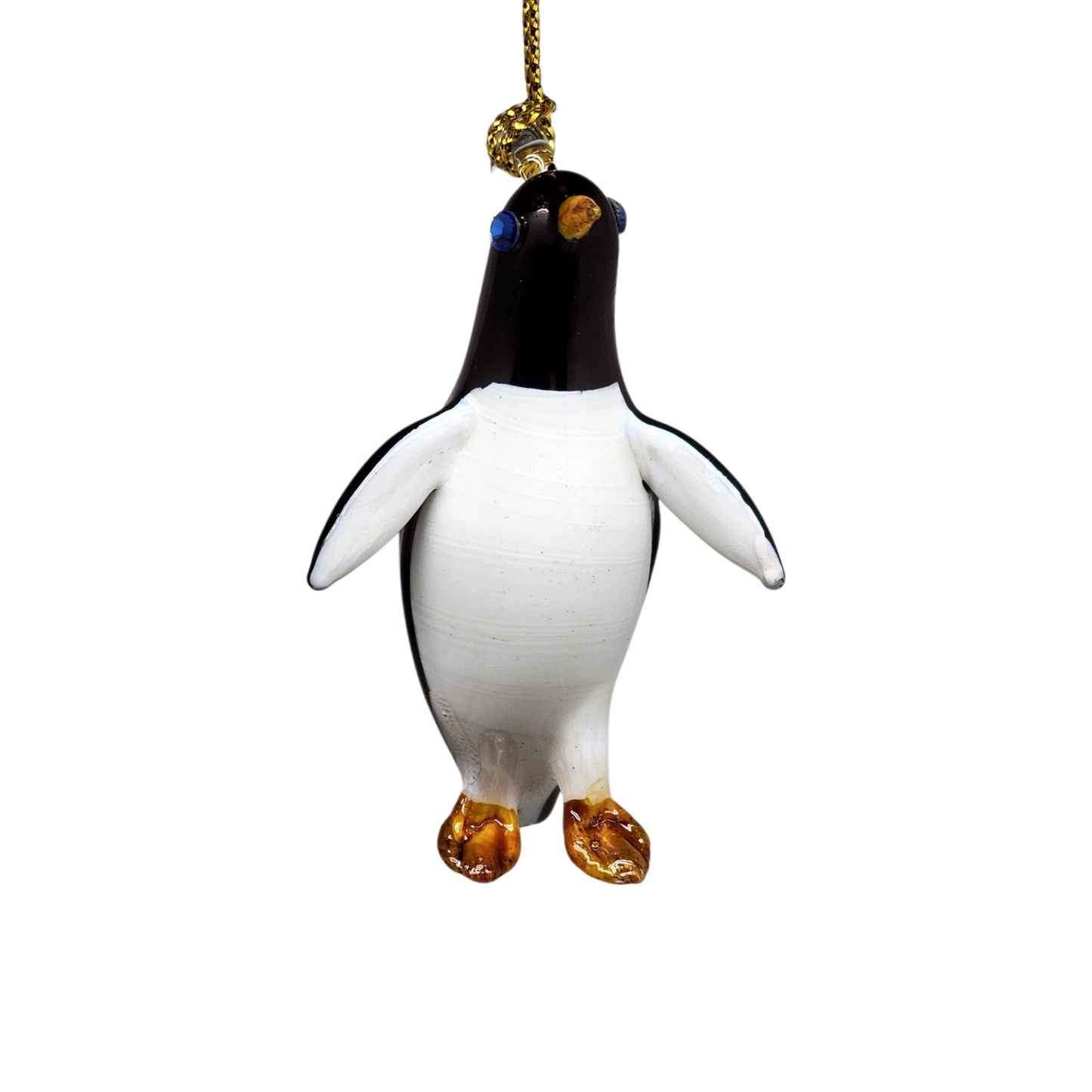 Egyptian Glass Penguin Ornament - - Christmas >> Ornaments >> Egyptian Glass