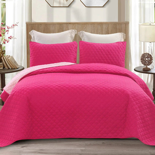 Hot Pink California King Bed Set - Kia Day Design