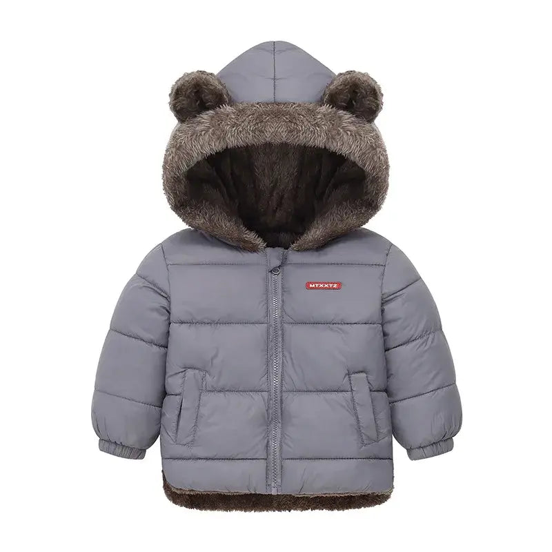 Children's Thick Fleece Coat Kia Day Design