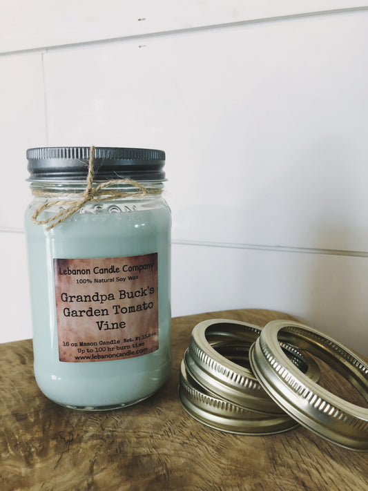 Grandpa Bucks Garden Tomato Vine Candle - - Candles & Melts