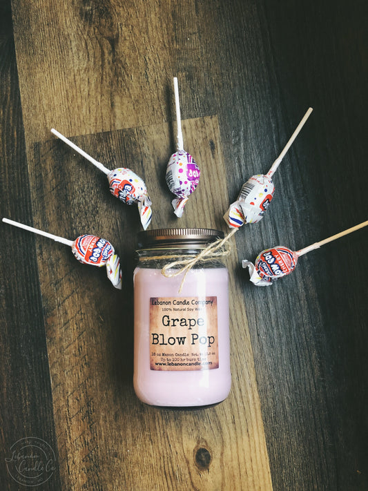 Grape Blow Pop Candle - - Candles & Melts