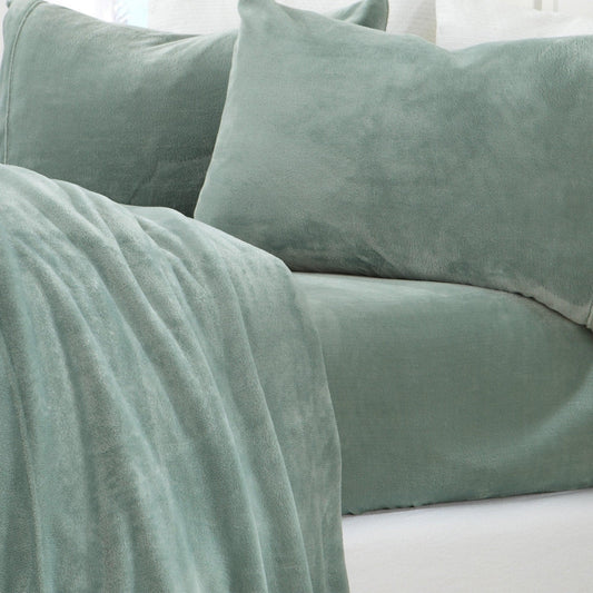 Solid Plush Sheet - Velvet Luxe Collection - - Sheets