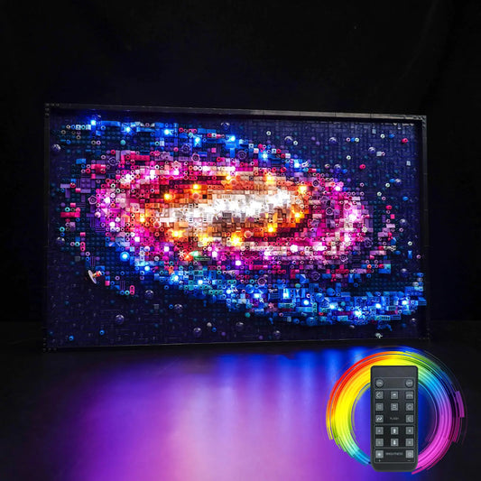 BrickBling LED The Milky Way Galaxy Creative Light Kit Compatible with Lego 31212 - - light kit