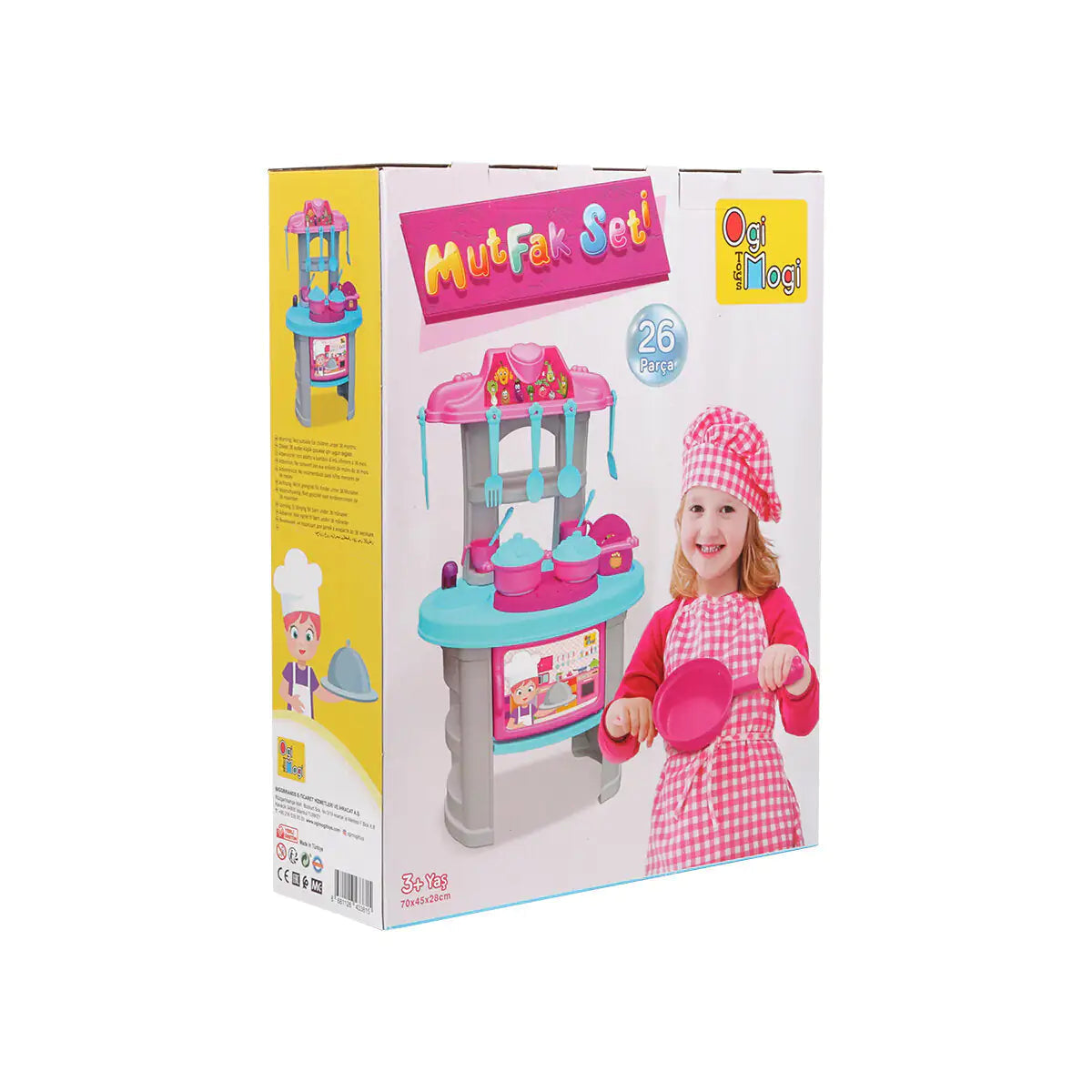 Ogi Mogi Toys Kitchen Set 26 Pieces Kia Day Design