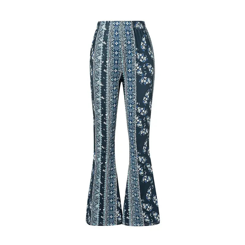 Elastic High Waist Pants For Women - Kia Day Design