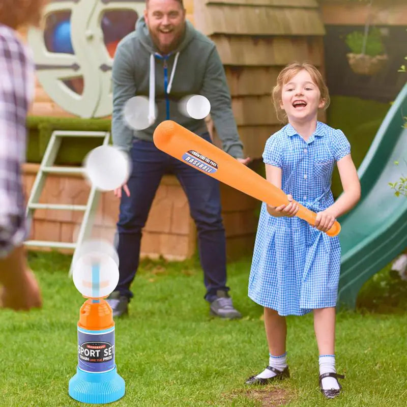 Children Baseball Launcher Toy Set Toddler Kia Day Design