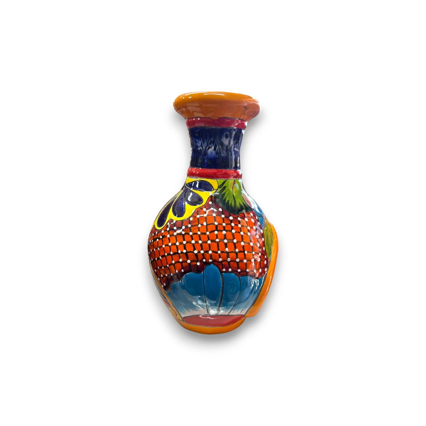 Handmade Talavera Chimney Vibrant Mexican Ceramic Decor - - Talavera Planter