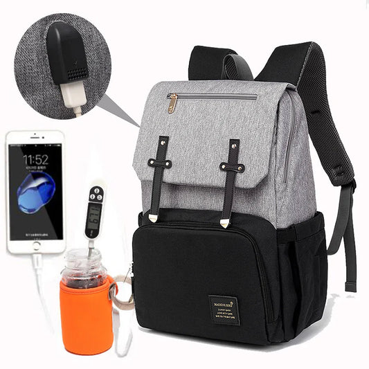 Baby Diaper Bag with USB Port Kia Day Design