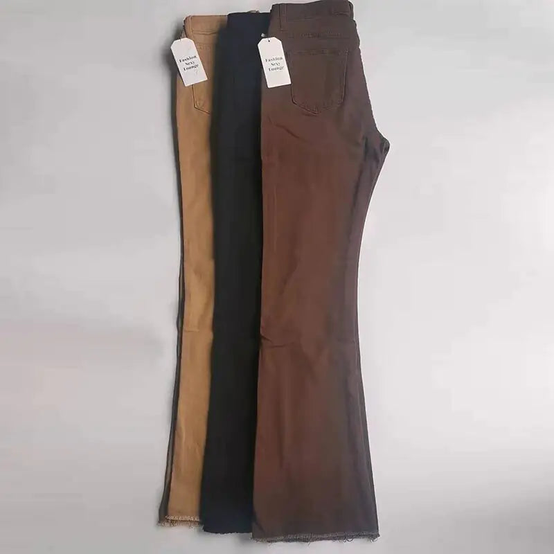 High Waist Flared Jeans - Kia Day Design