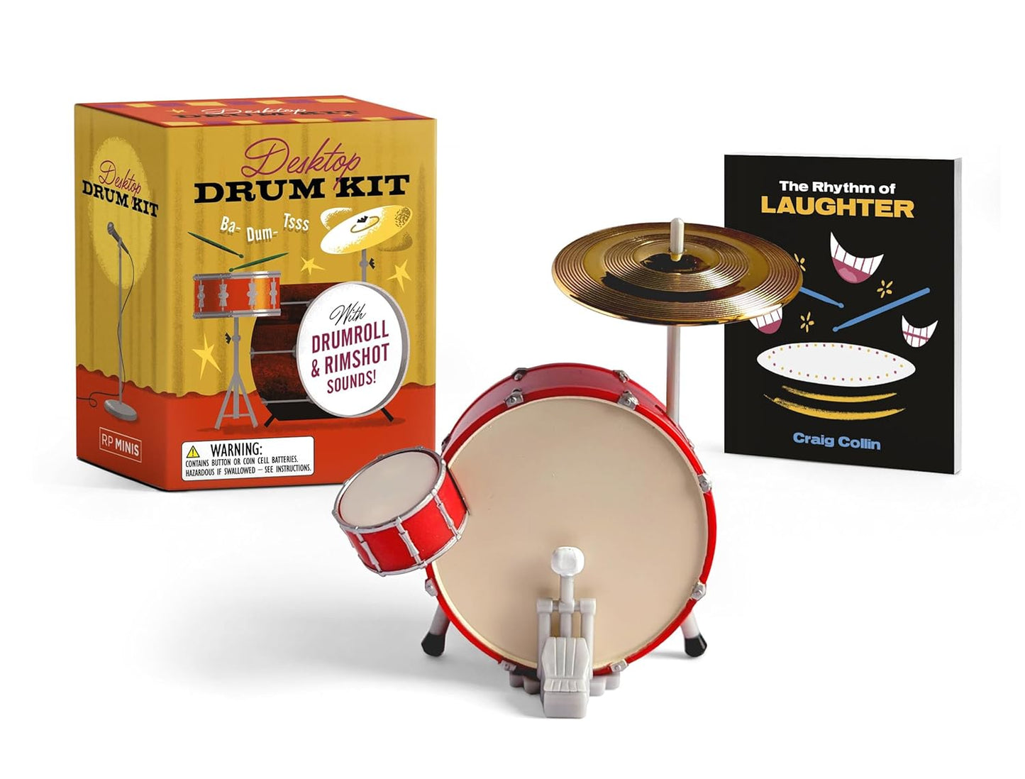 Desktop Drum Kit - Default Title - Gift Shoppe >> Book Nook >> Mini Kits