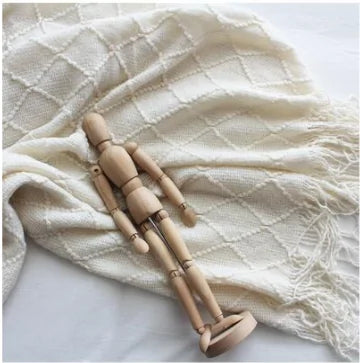 Nordic Knitted Wool Blanket - Kia Day Design