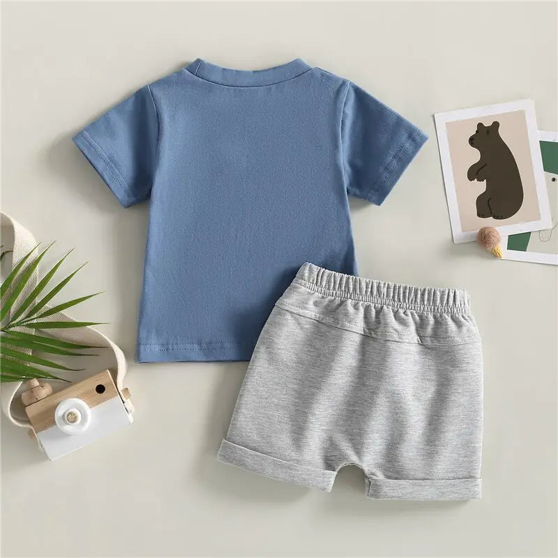 Baby Boys Bear Outfit Kia Day Design