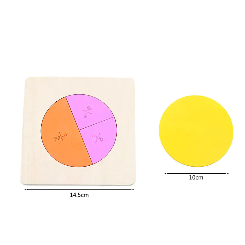 Montessori Mathematics Fraction Board Kia Day Design