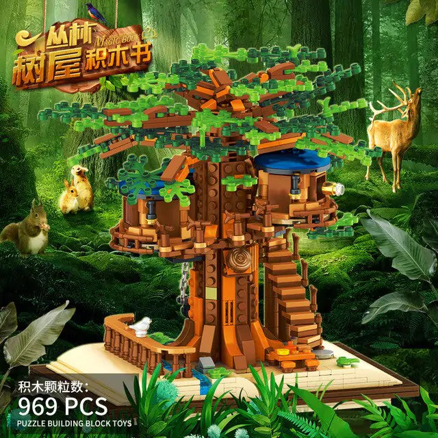 Jungle Tree House Bricks Toys Kia Day Design