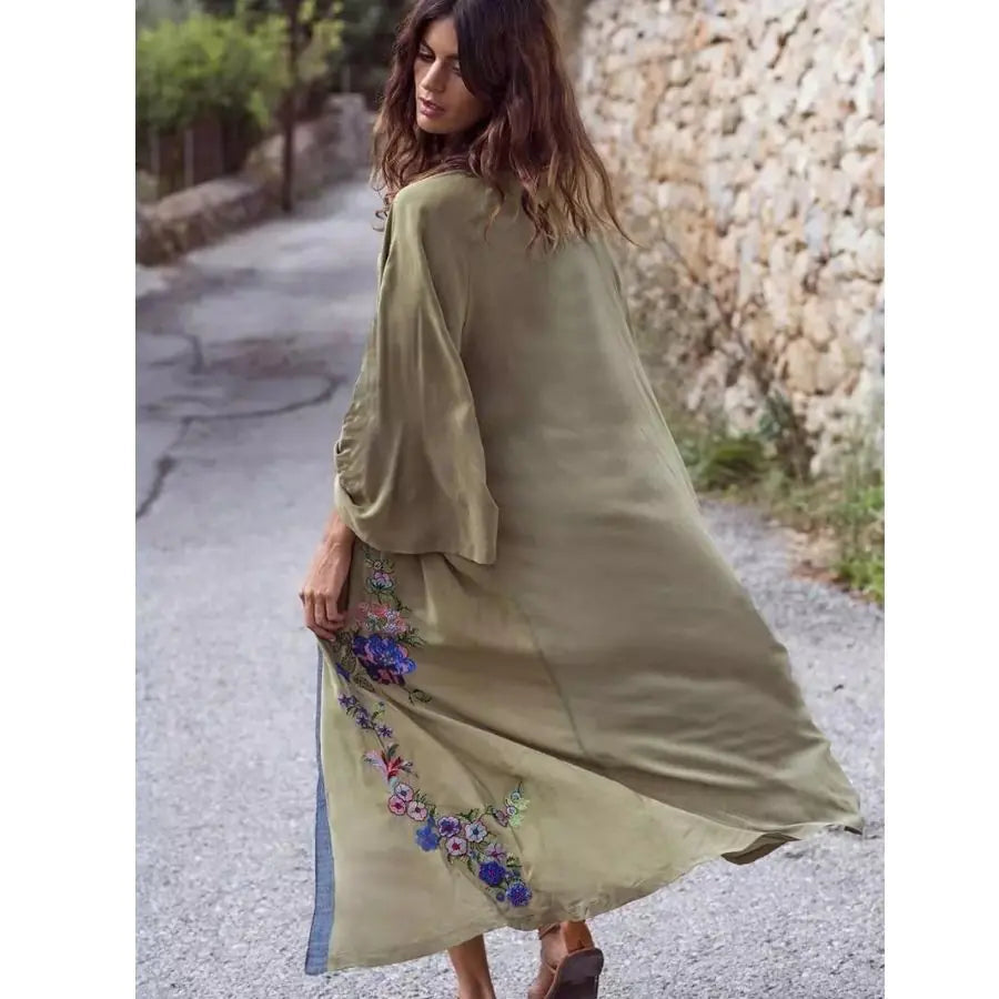 Chic Long Kimono Duster Kia Day Design