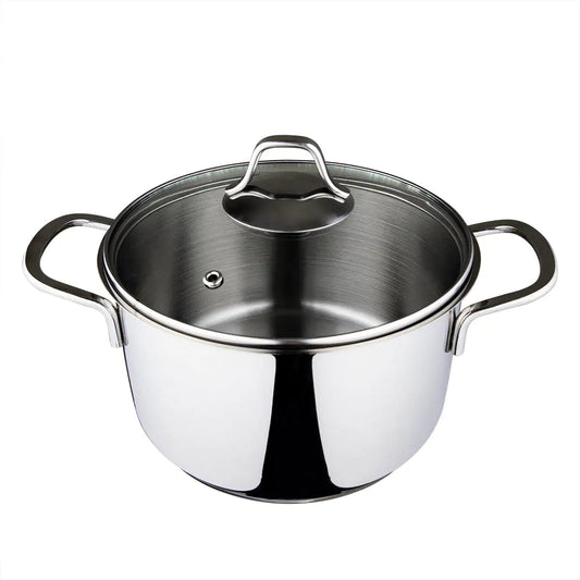 Serenk Modernist Stainless Steel Stock Pot, 20 cm Kia Day Design