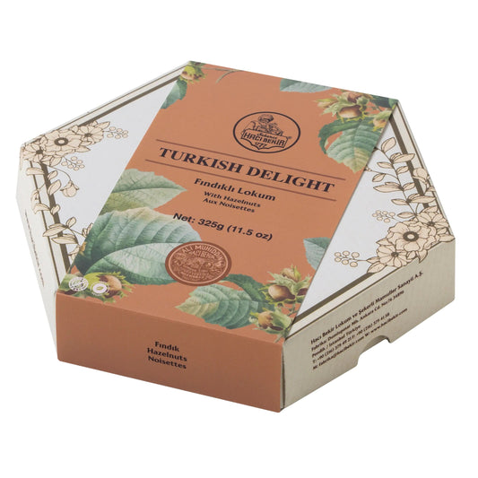 Hacı Bekir Turkish Delight With Hazelnut - 325 g Kia Day Design