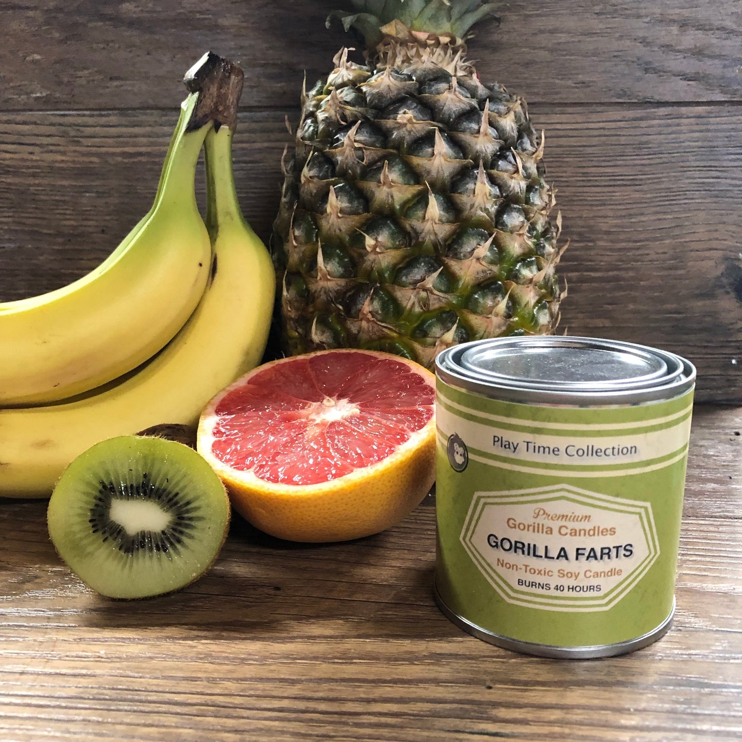 Gorilla Farts Fruity Fresh Scented Candle - - candle