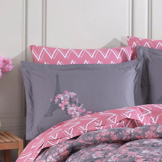 Hobby Alanza Powder Color - Poplin Double Sleep Set Kia Day Design