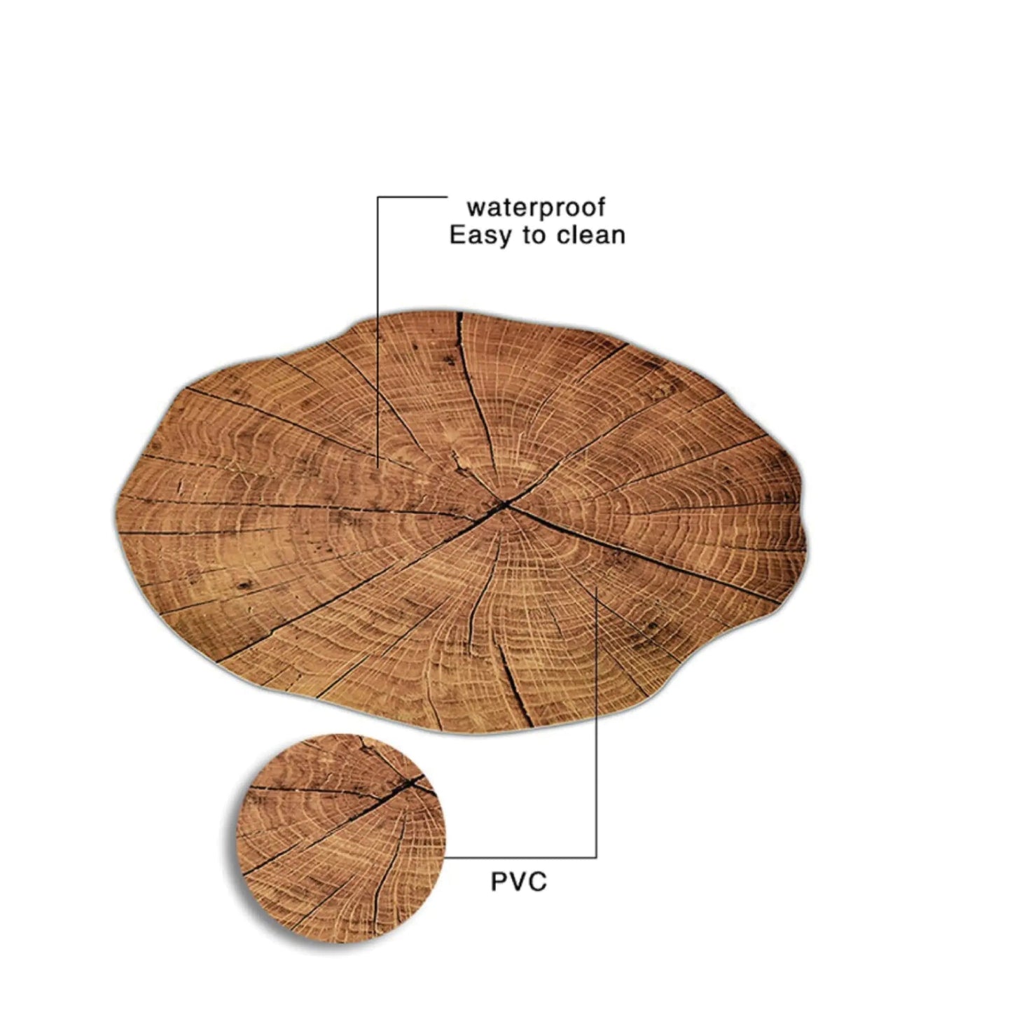 Set of 4 Wood Placemats - Kia Day Design