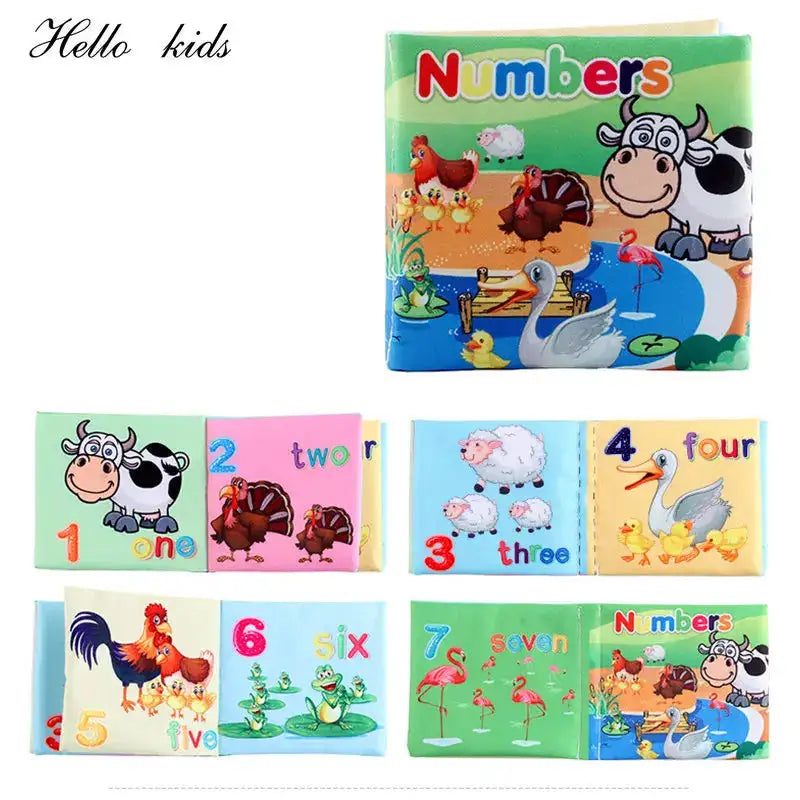 3D Soft Baby Cloth Books