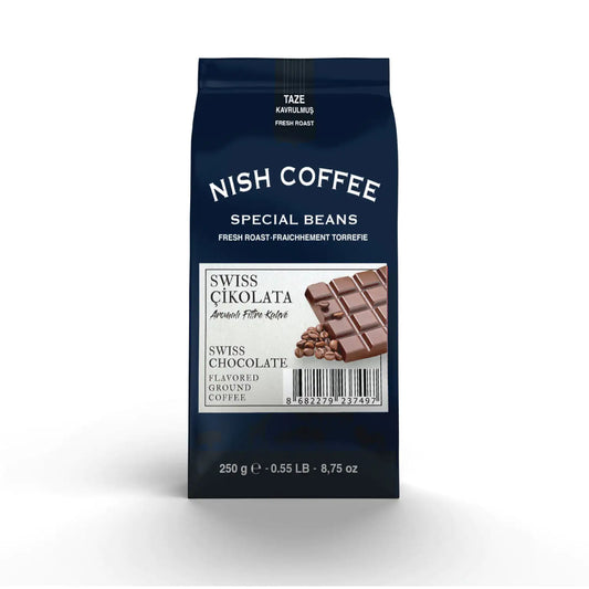 Nish Swiss Chocolate Flavored Filter Coffee 250 Gr - Kia Day Design
