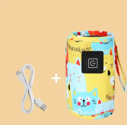 Portable USB Baby Bottle Warmer Bag Kia Day Design