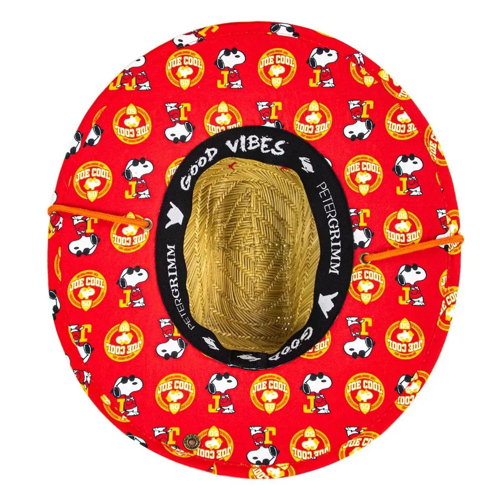 Peter Grimm Peanuts Joe Cool Junior - Childrens Straw Lifeguard Hat- HatCountry- {{Product type}}