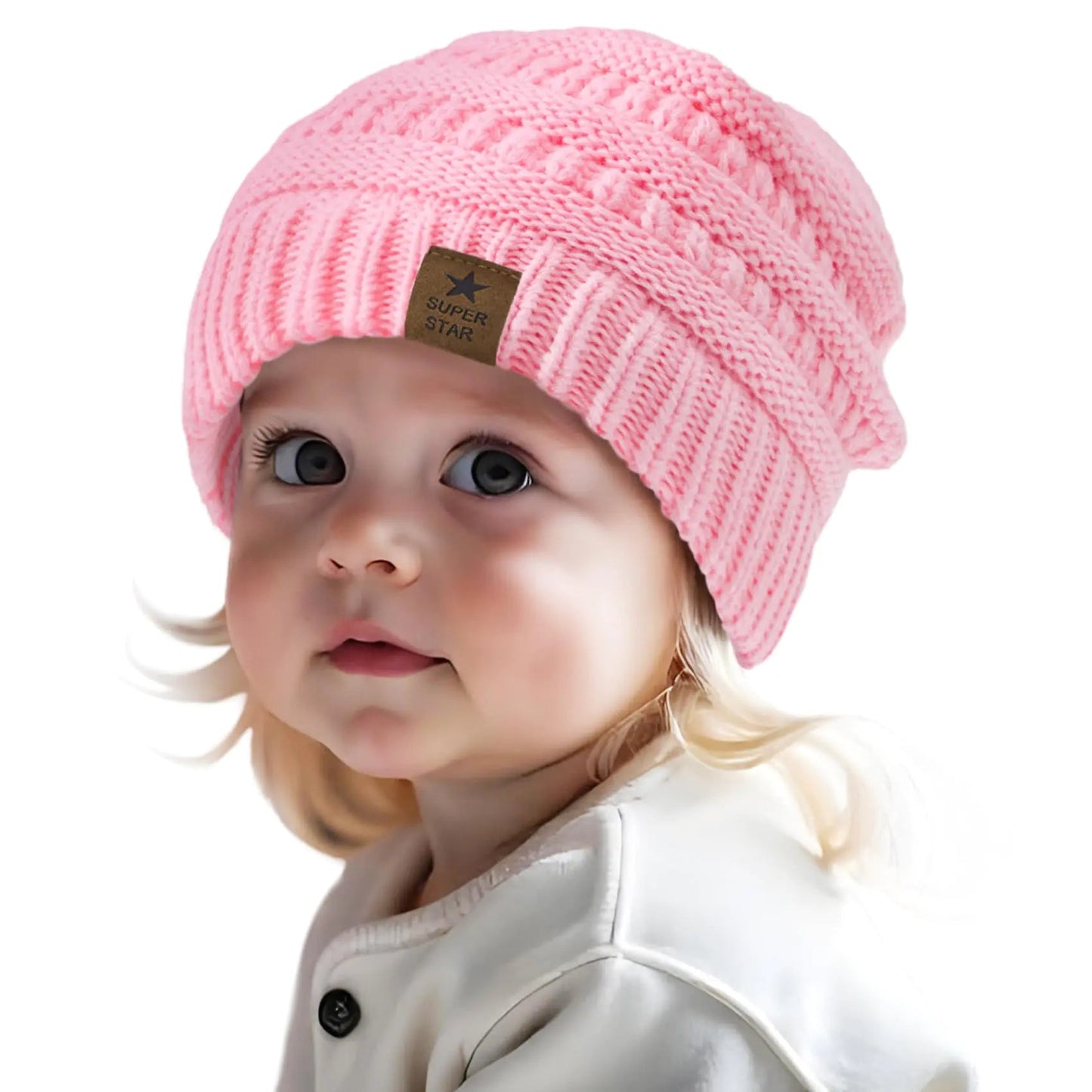Infant Satin Lined Baby Beanies - Kia Day Design
