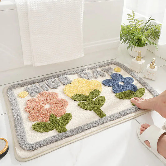 Non-Slip Absorbent Bathmats - Kia Day Design