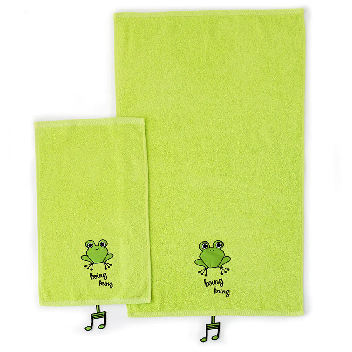 Milk&Moo Cacha Frog Baby Towel Set of 2 Kia Day Design