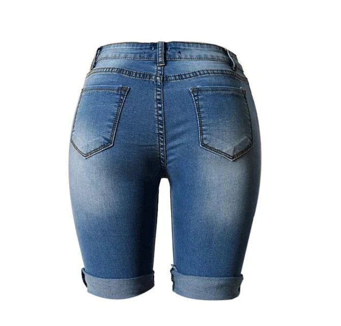 Bermuda Ripped Shorts - Kia Day Design