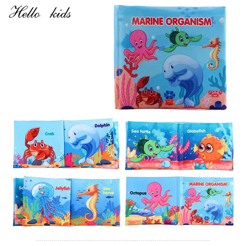 3D Soft Baby Cloth Books Wave