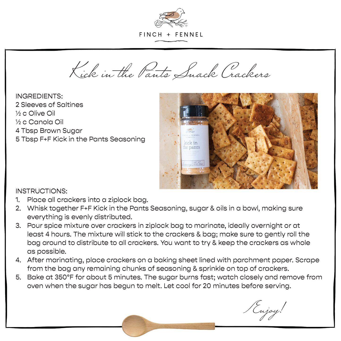 Kick in the Pants Seasoning | Finch & Fennel - - Kitchen & Bath