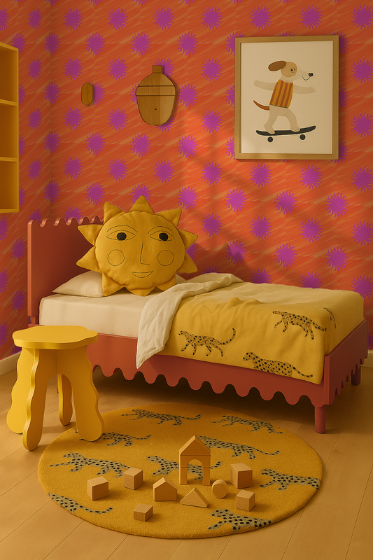 Sol Wallpaper Orange and Magenta - - Wallpaper